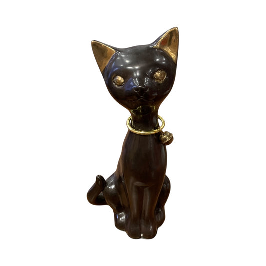 Statuina Vintage Gatto Pietra