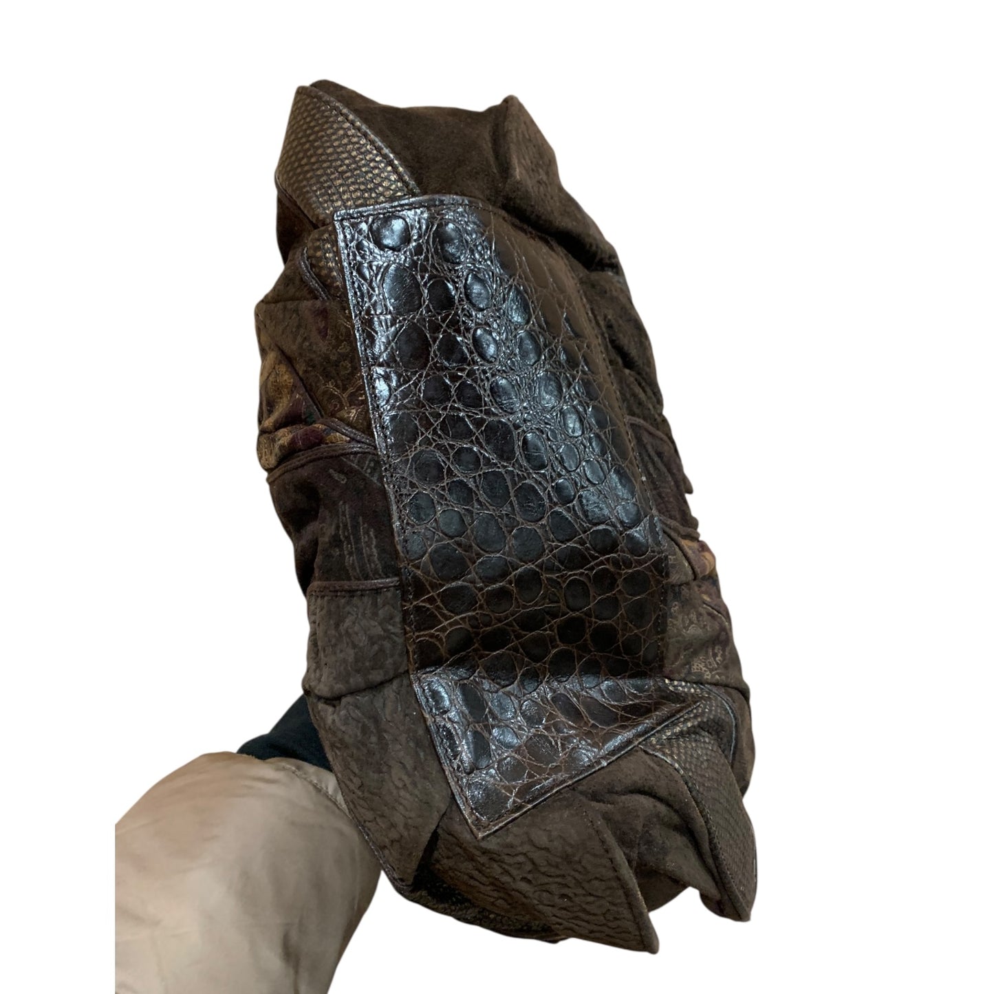 Borsa A Mano Braccialini Pelle Scamosciata