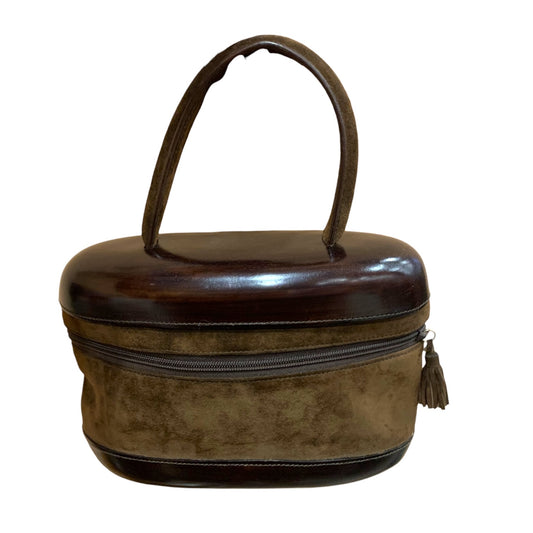 Borsetta Bauletto Pibra Pelle Scamosciata