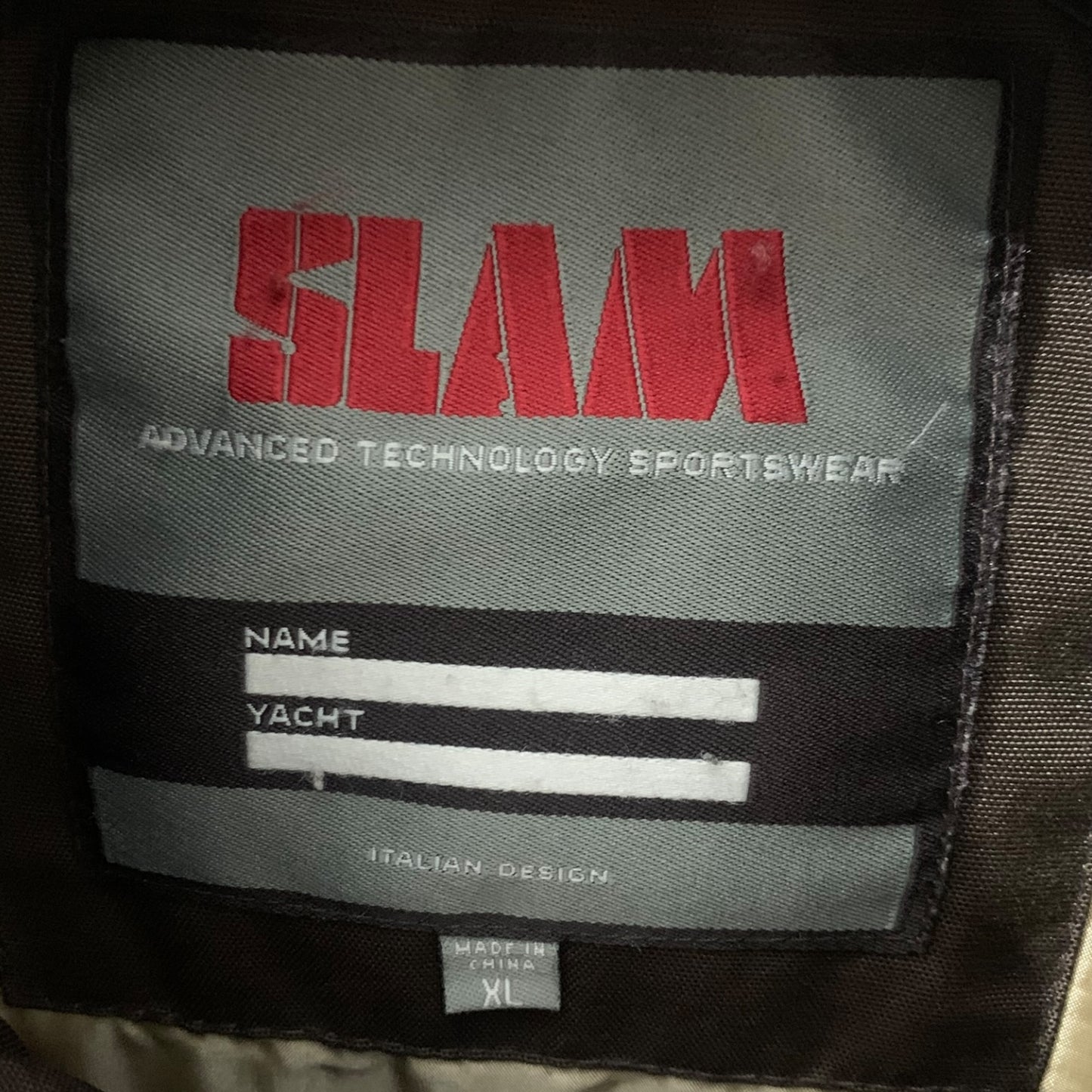 Piumino Uomo Vintage Slam Marrone