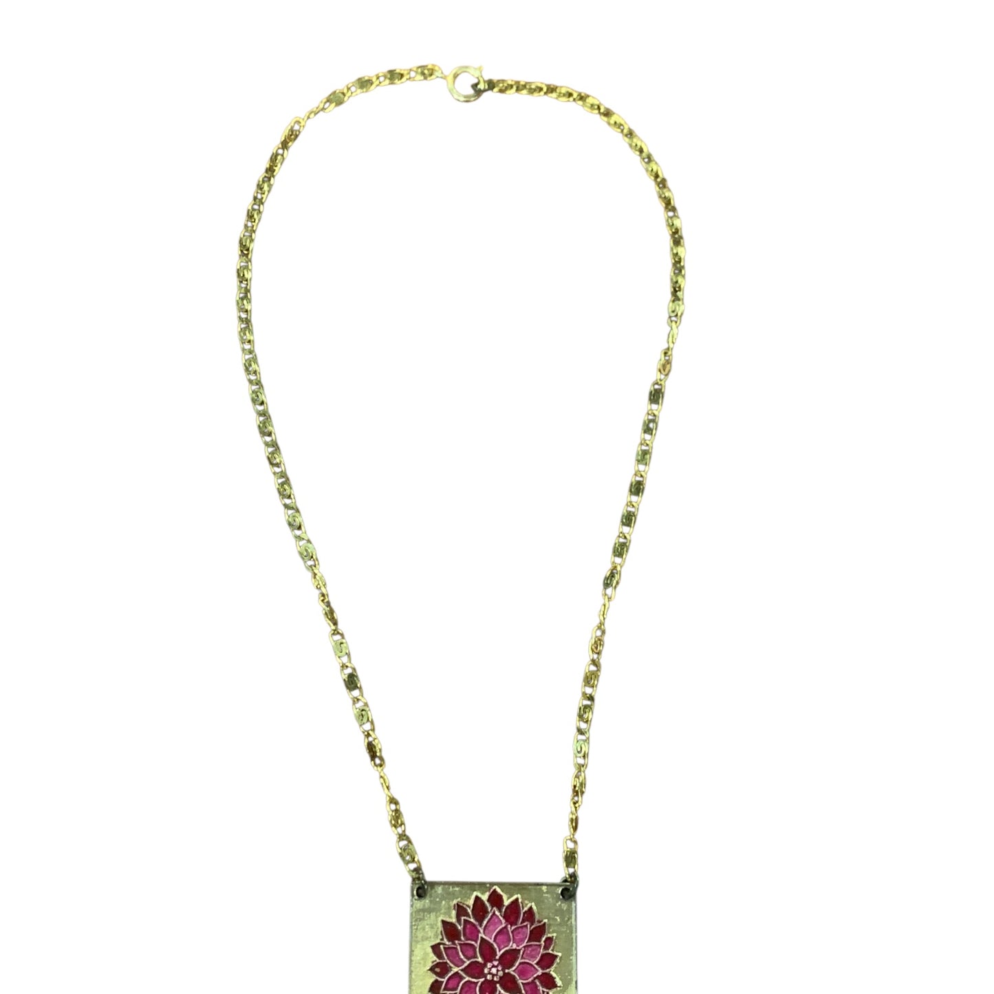 Collana Vintage Dorata Smalti