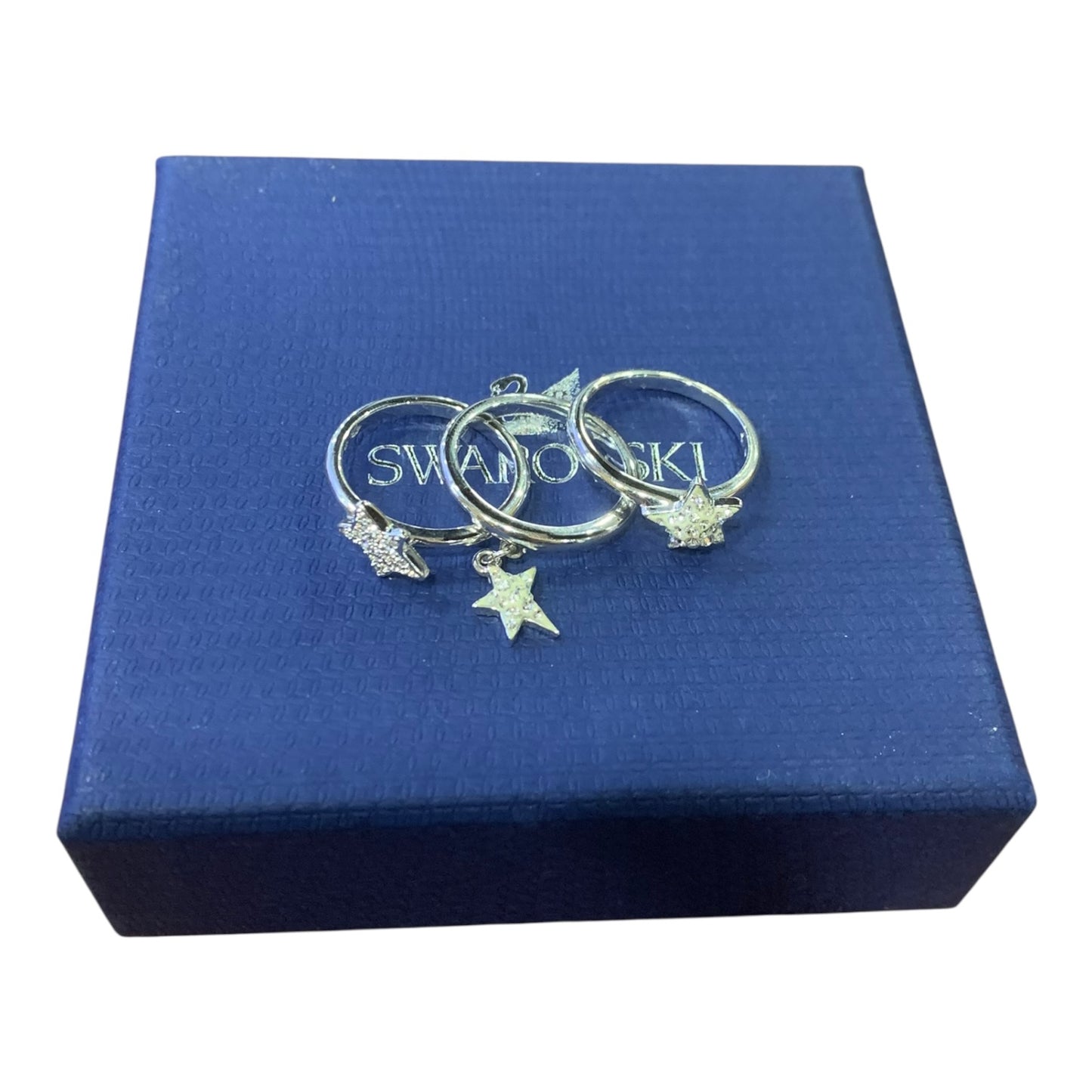 Tris Anelli Swarovski Stelline