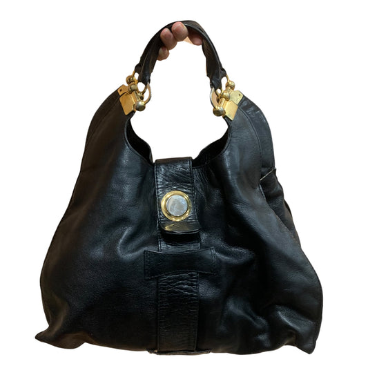 Borsa A Spalla Vintage Pelle Nera