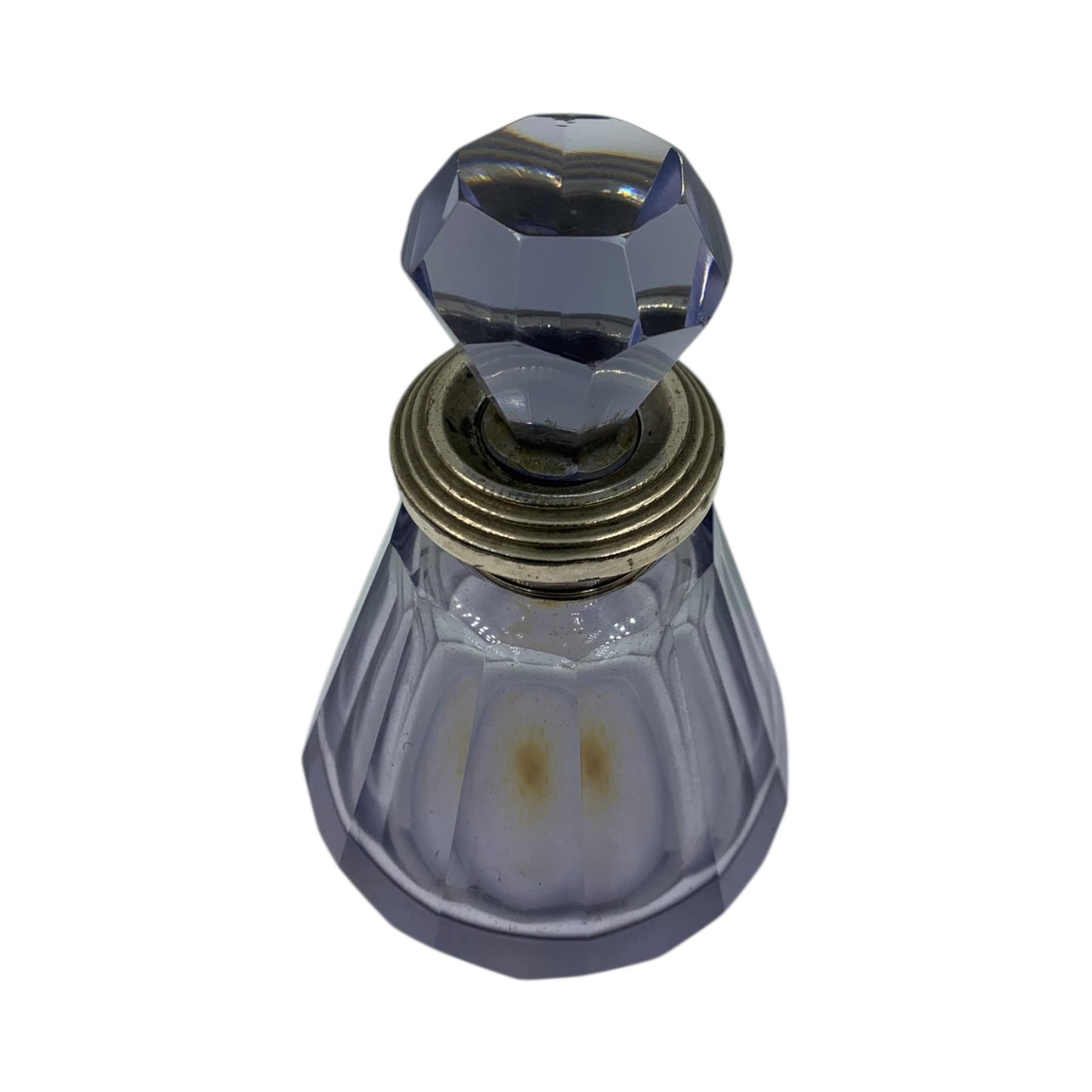 Boccetta Profumo Vintage Cristallo e Argento