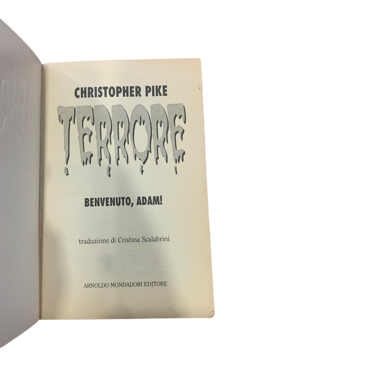 Libro Terrore, Benvenuto Adam