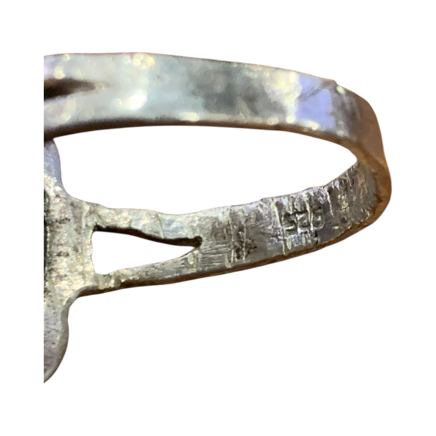 Anello Vintage Brillantini Arancione