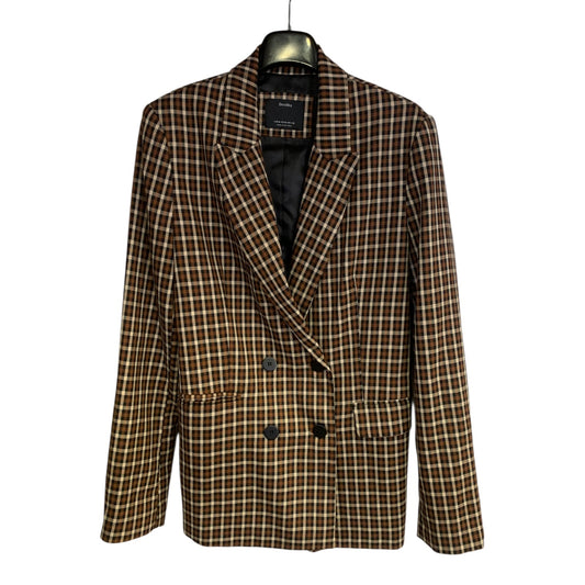 Blazer Donna Bershka Doppiopetto Marrone