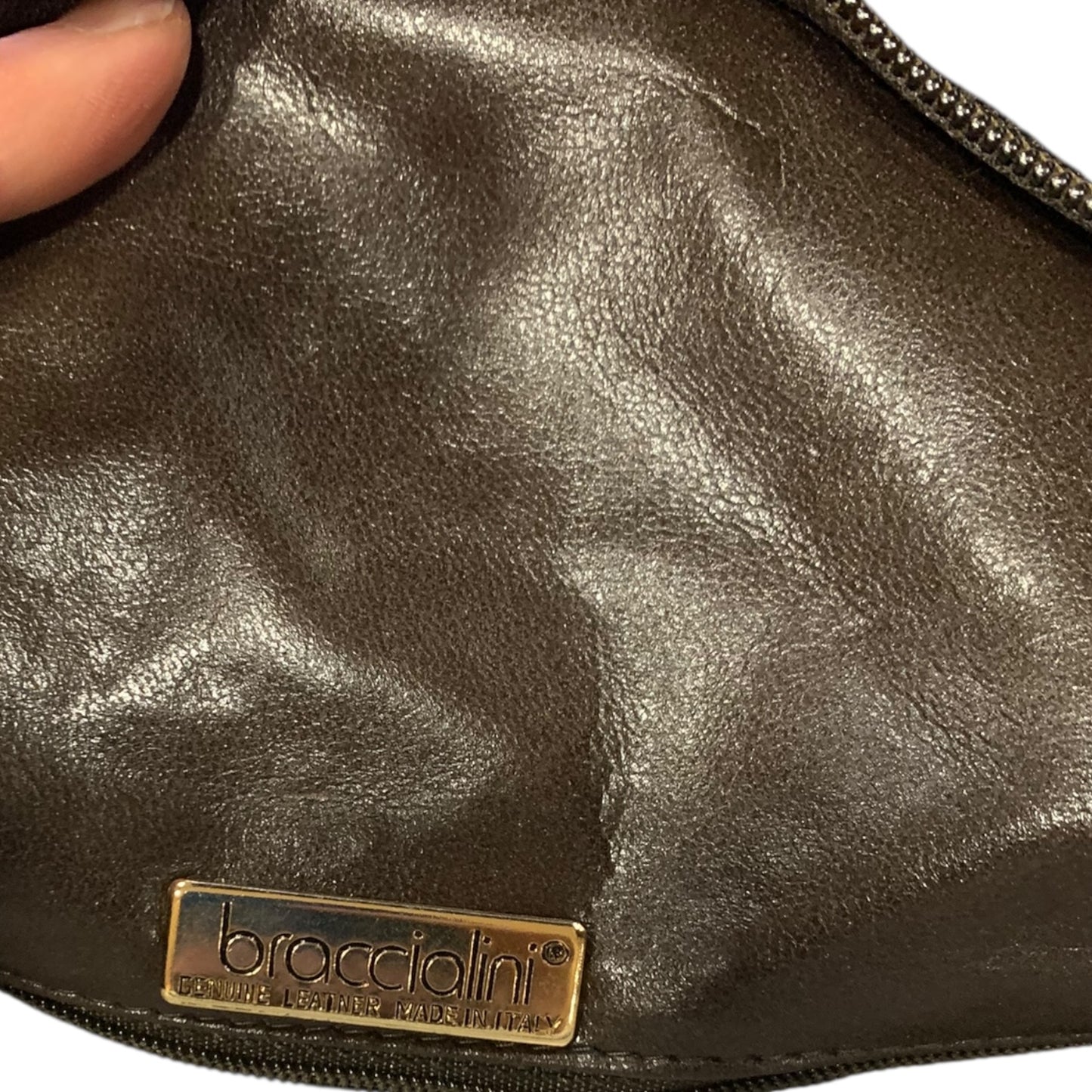 Borsa A Mano Braccialini Pelle Scamosciata