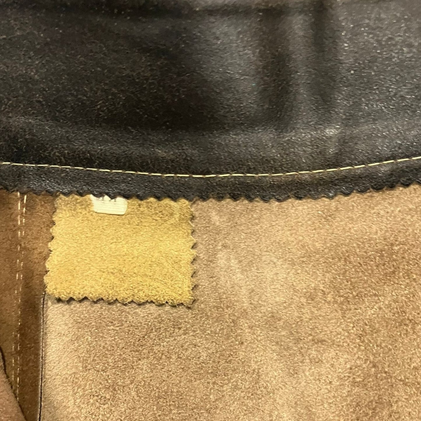 Gonna Vintage Pelle Cuoio