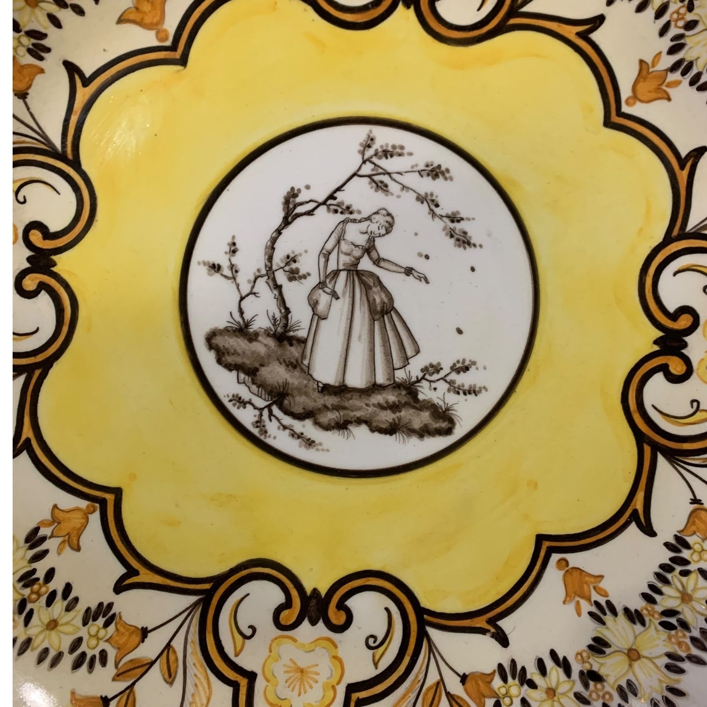 Piatto C.I.A. Manna Ceramica primi del 900