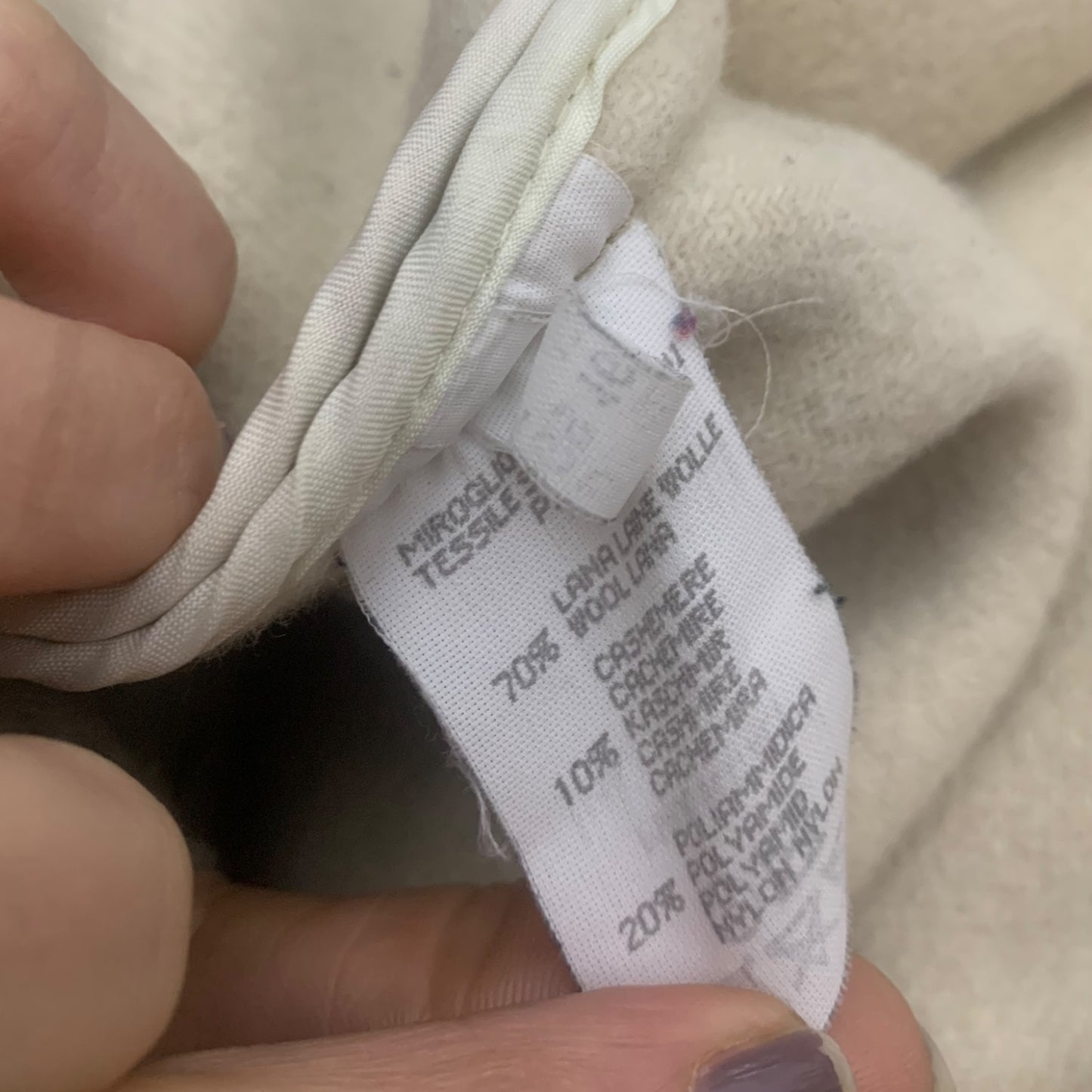 Cappotto Donna Vintage Misto Lana