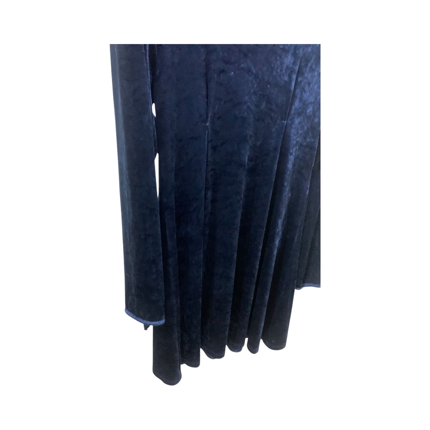 Abito Donna Vintage Velluto Blu