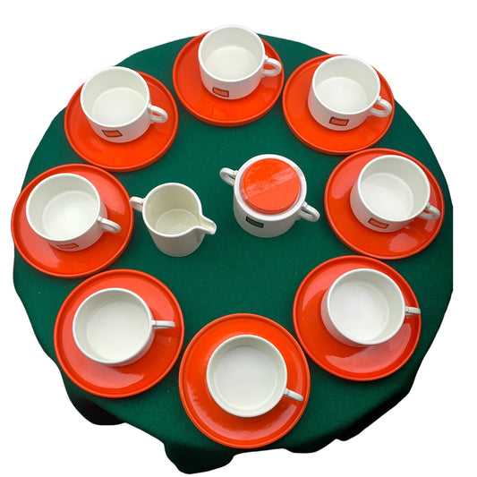 Servizio Tazzine Ceramica Sic Anni 70