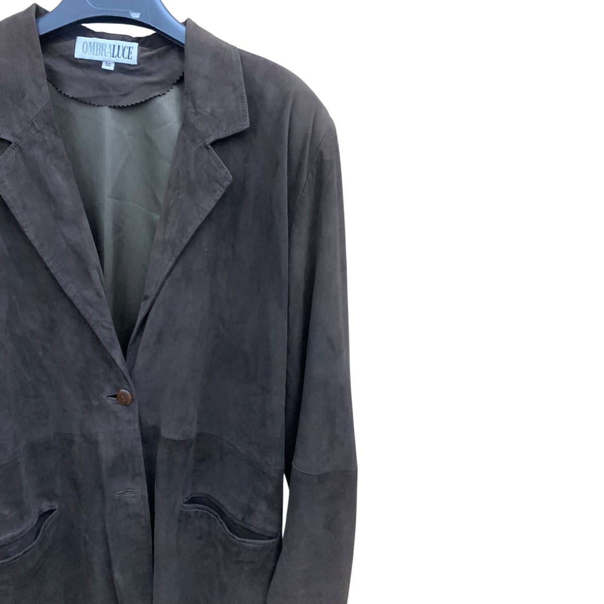 Blazer Donna Vintage Ombraluce Pelle Suede