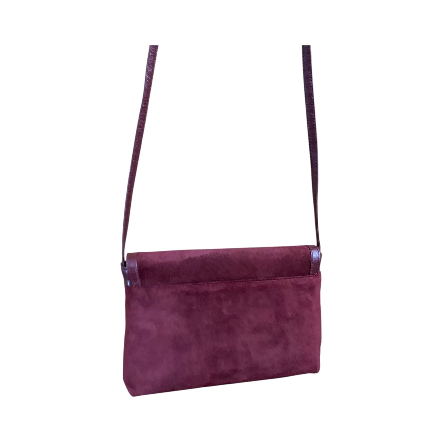 Borsa Tracolla Vintage Pelle Bordeaux