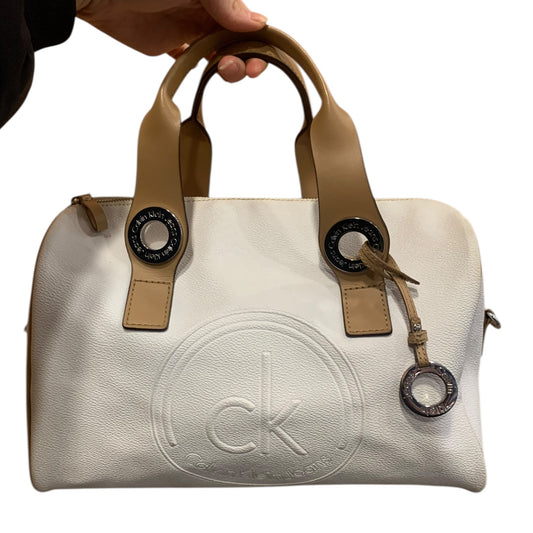 Borsa Bauletto Calvin Klein Bianco
