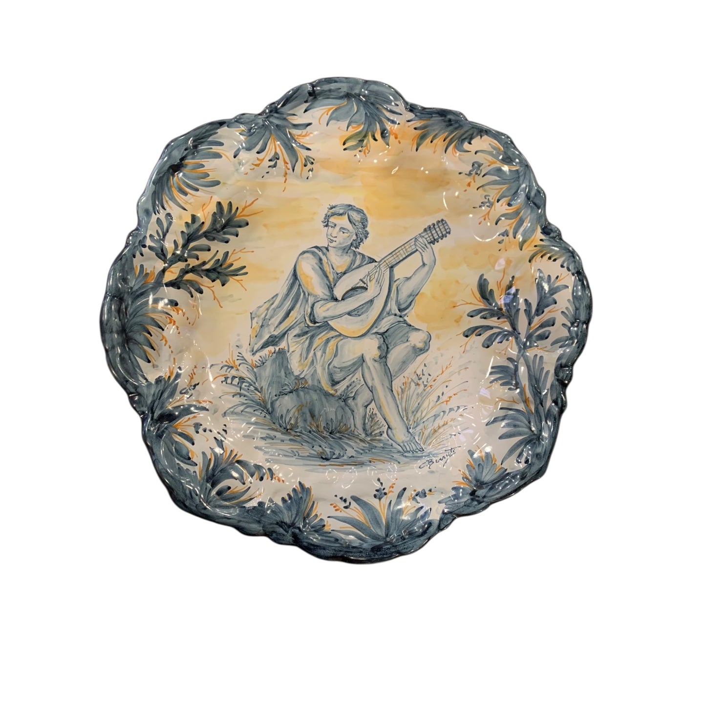 Piatto Ceramica Albissola Grande