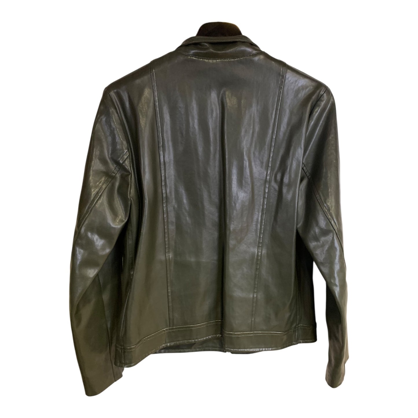 Giacca Pelle Conbipel Donna Verde