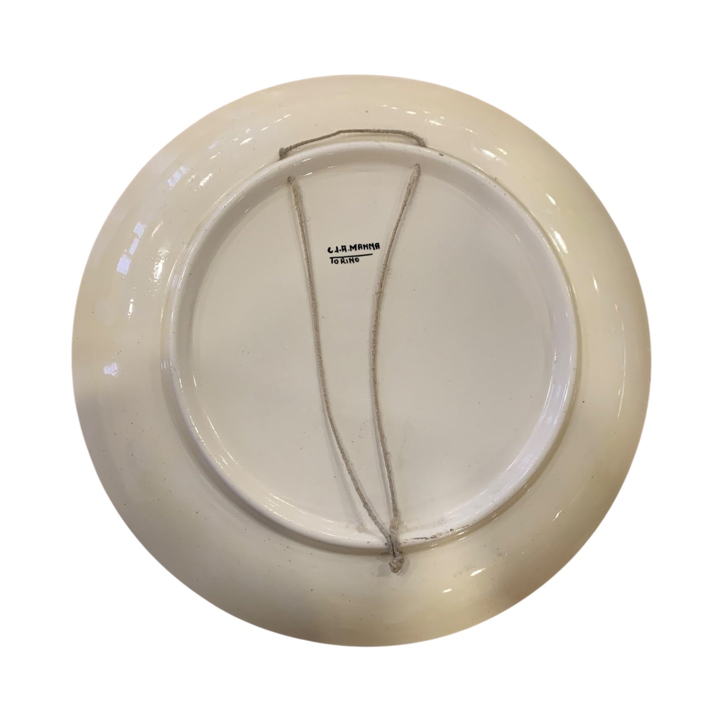 Piatto C.I.A. Manna Ceramica primi del 900