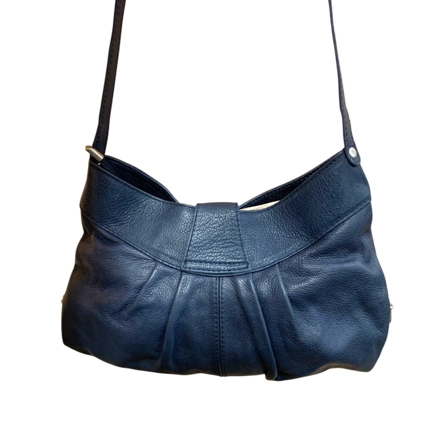 Borsa Tracolla Vintage Pelle Blu