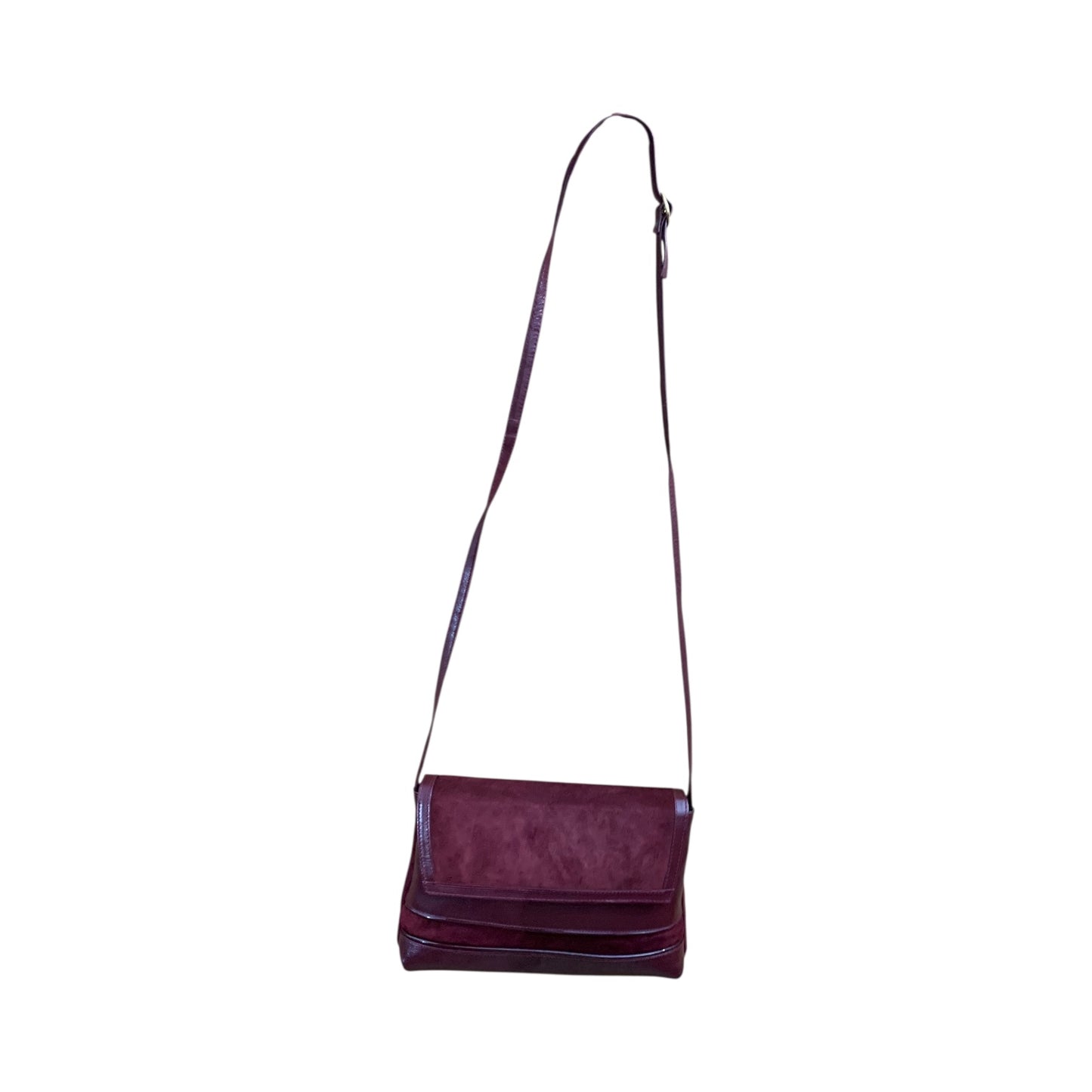 Borsa Tracolla Vintage Pelle Bordeaux