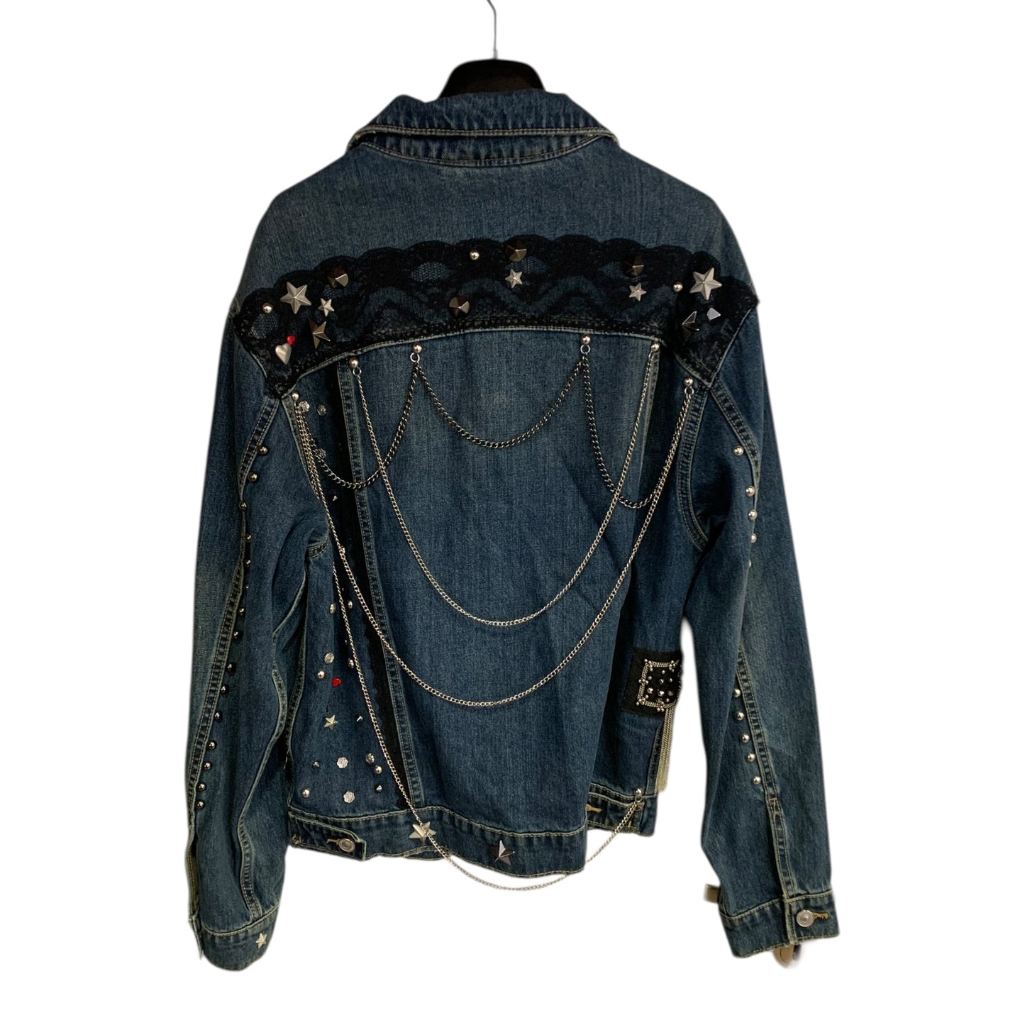 Giacca Donna Jeans Zara Borchie