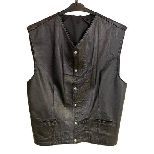 Gilet Uomo Pelle Nero