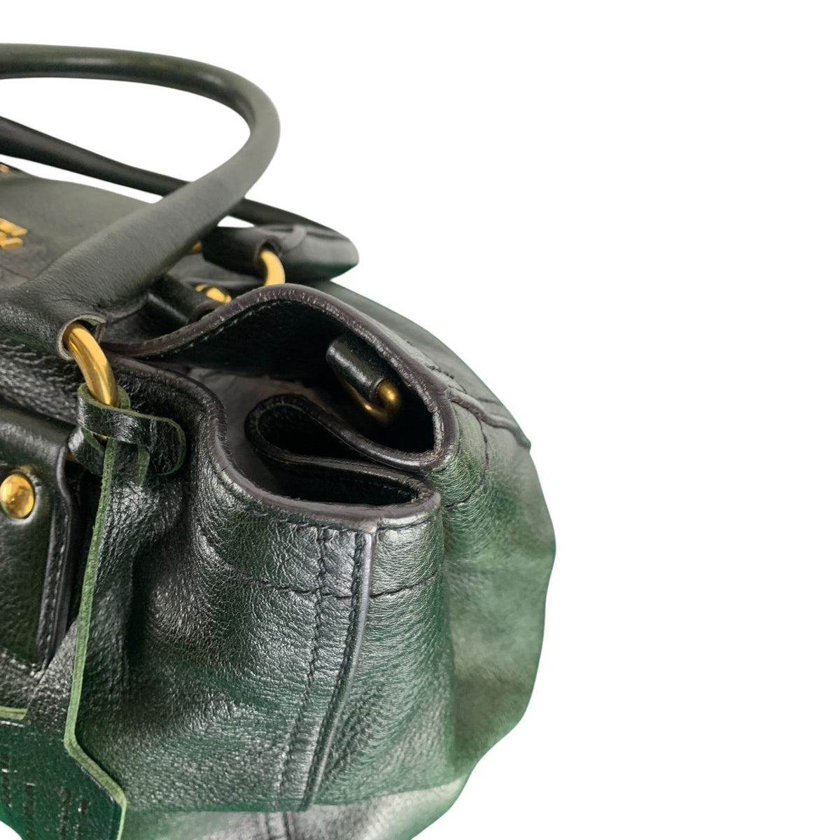 Borsa A Mano Vintage Prada Pelle