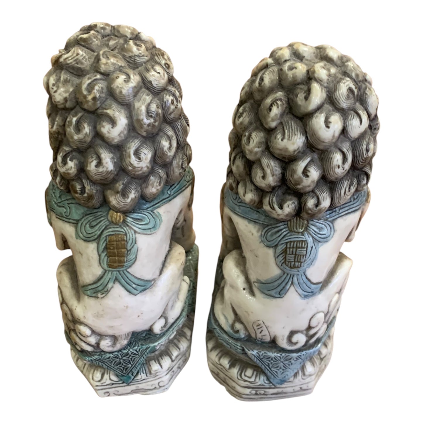 Coppia Statuina Cani Di Pho