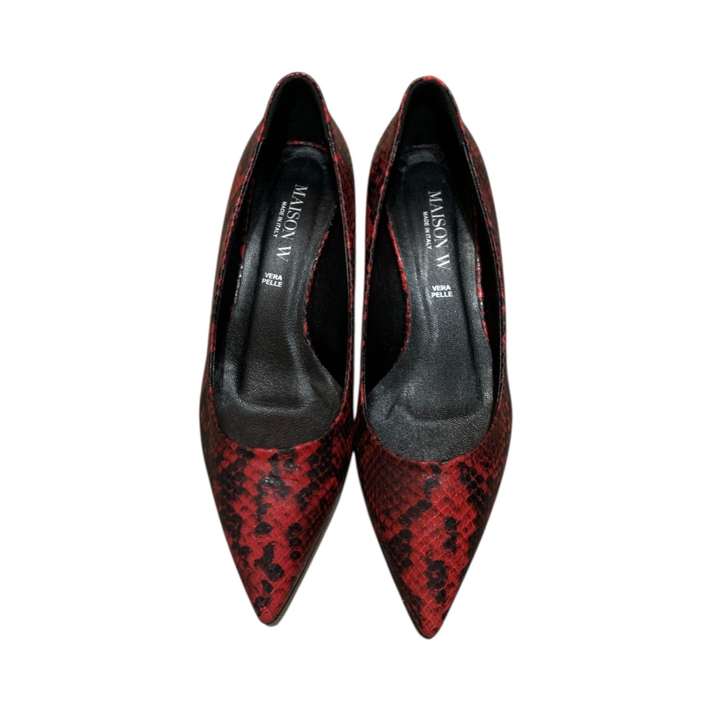 Scarpe Décolleté Donna Maison W Pelle Pitonata