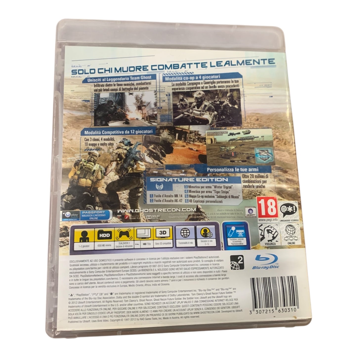 Gioco Play Station 3 Ghost Recon