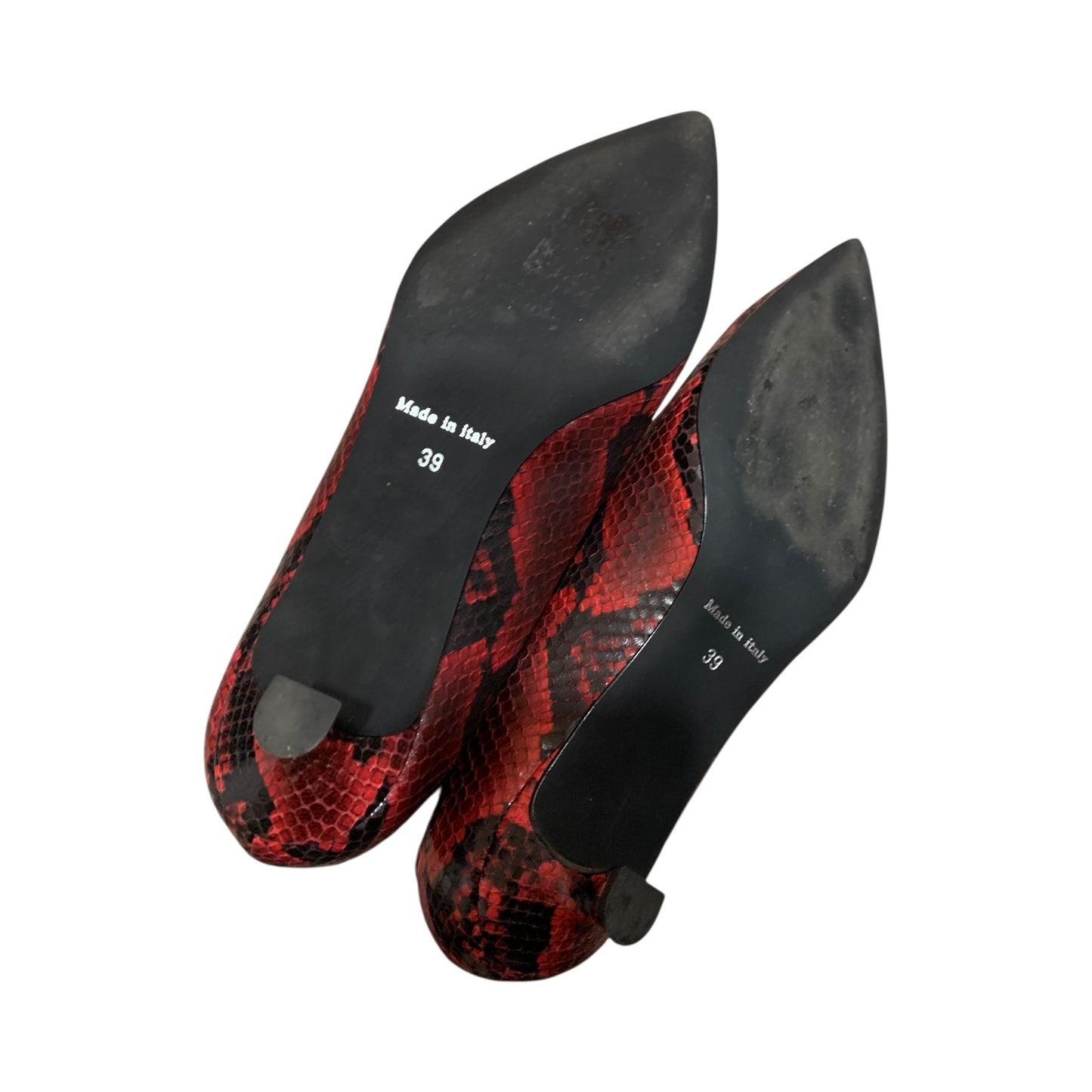 Scarpe Décolleté Donna Maison W Pelle Pitonata