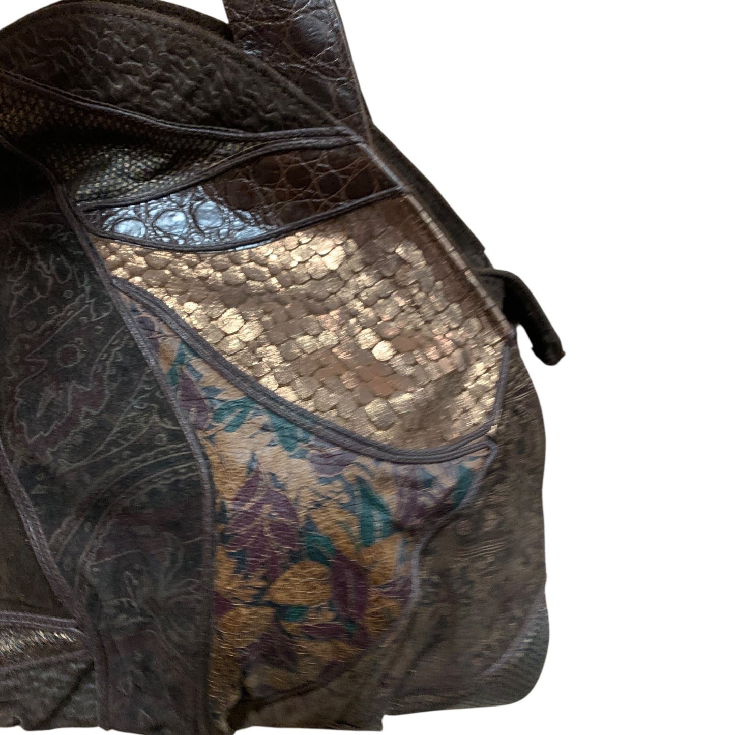 Borsa A Mano Braccialini Pelle Scamosciata
