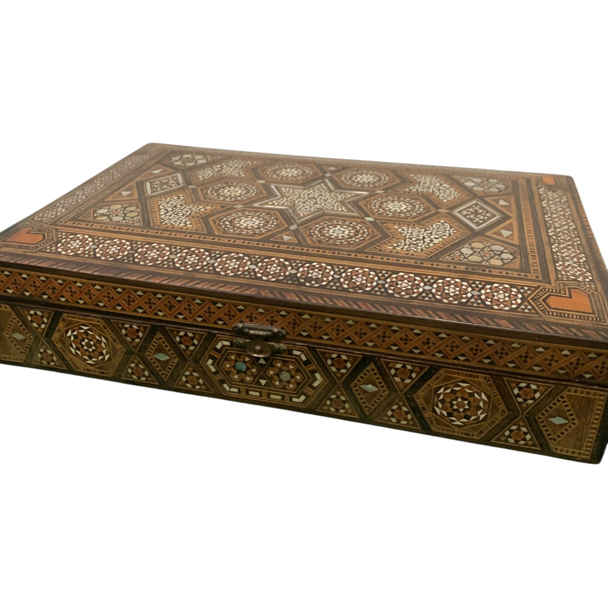 Scatola Legno Vintage Intarsiata