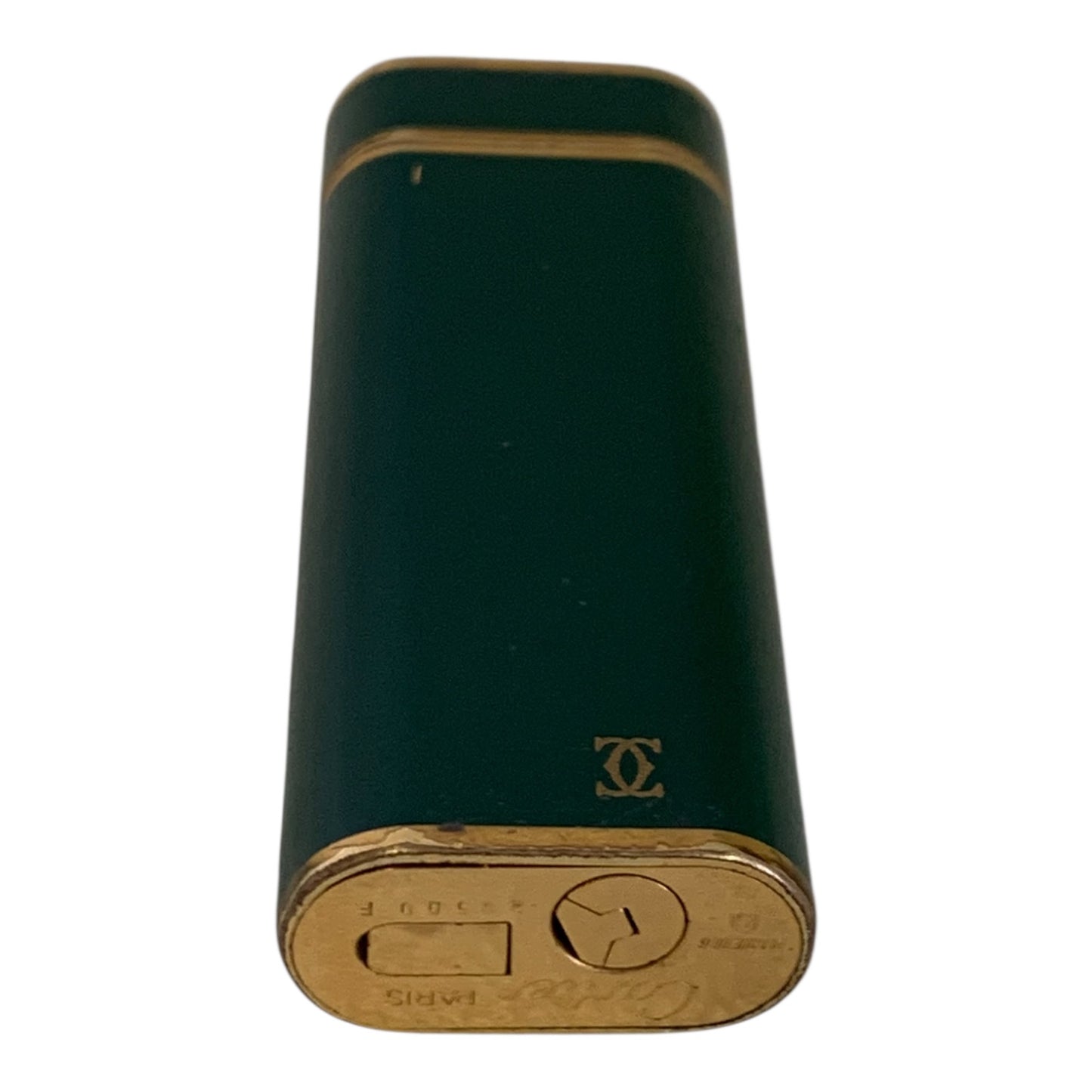 Accendino Vintage Cartier Smaltato Verde