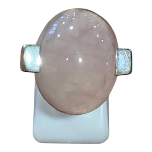 Anello Vintage Quarzo Rosa