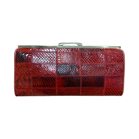 Pochette Vintage Pelle Rossa