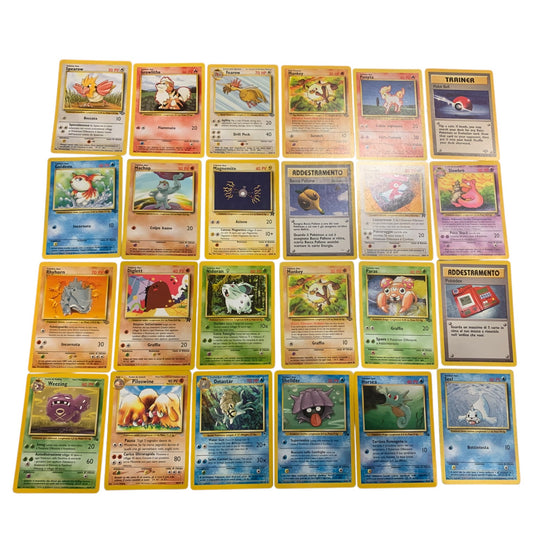 Lotto Carte Pokemon Vintage Anni 90