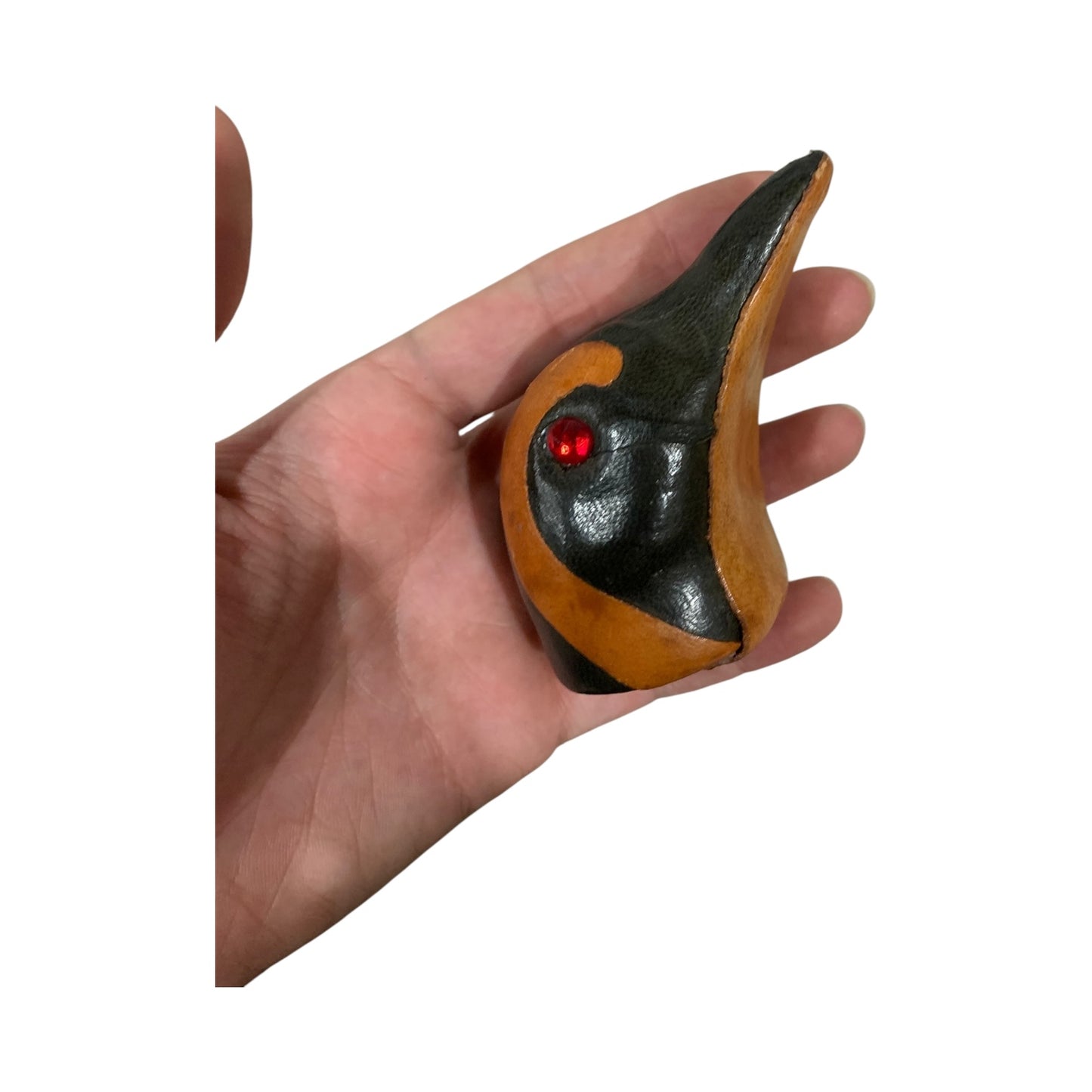 Bottiglia Vintage Pinguino Pelle