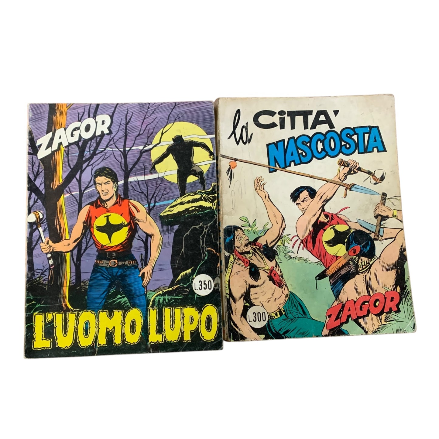 Lotto Fumetto Zagor 1-50 Scritta Rossa