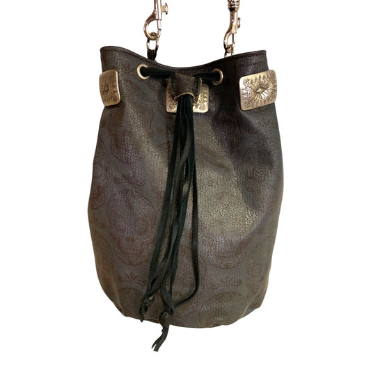 Borsa Secchiello Pelle Brunocenere