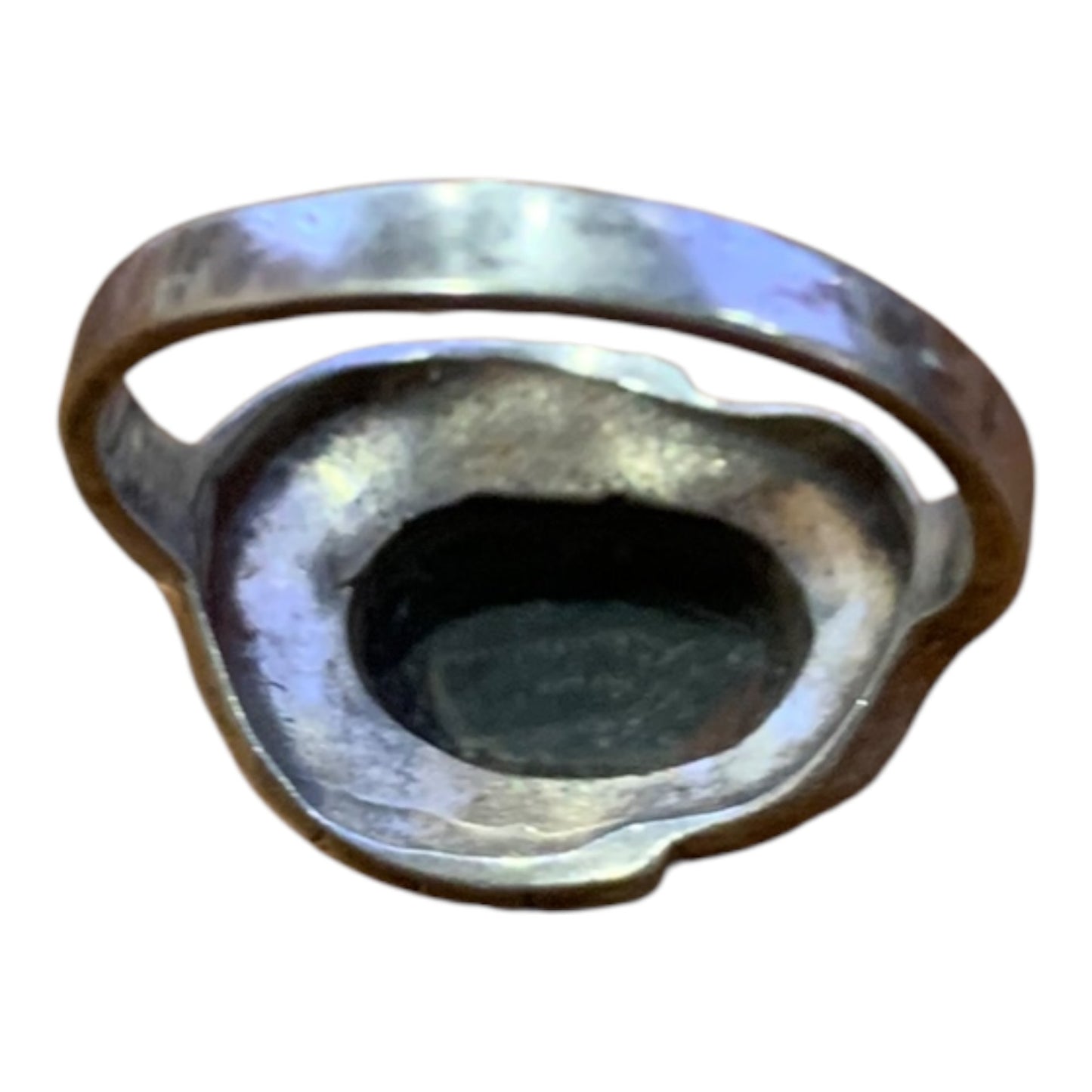 Anello Donna Vintage Pietra Nera