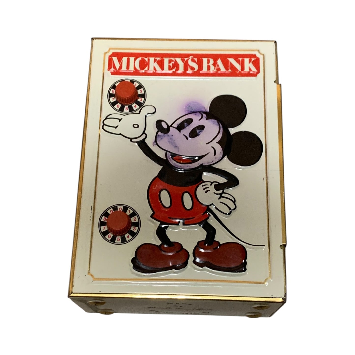 Salvadanaio Vintage Anni 70 Disney Latta