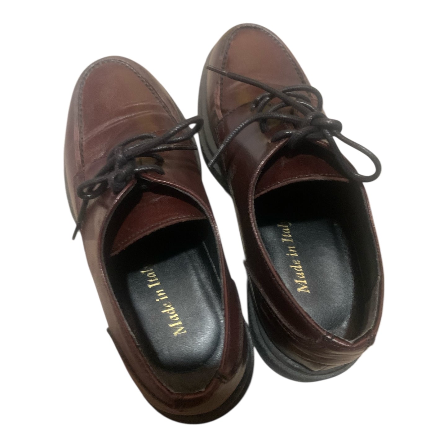 Scarpe Mocassini Donna Pelle Bordeaux