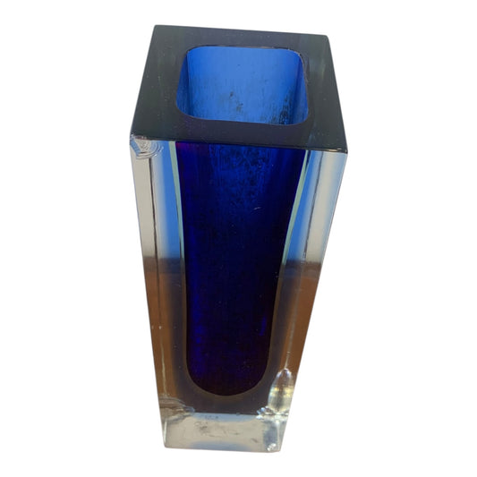 Vaso Anni 70 Vetro Sommerso