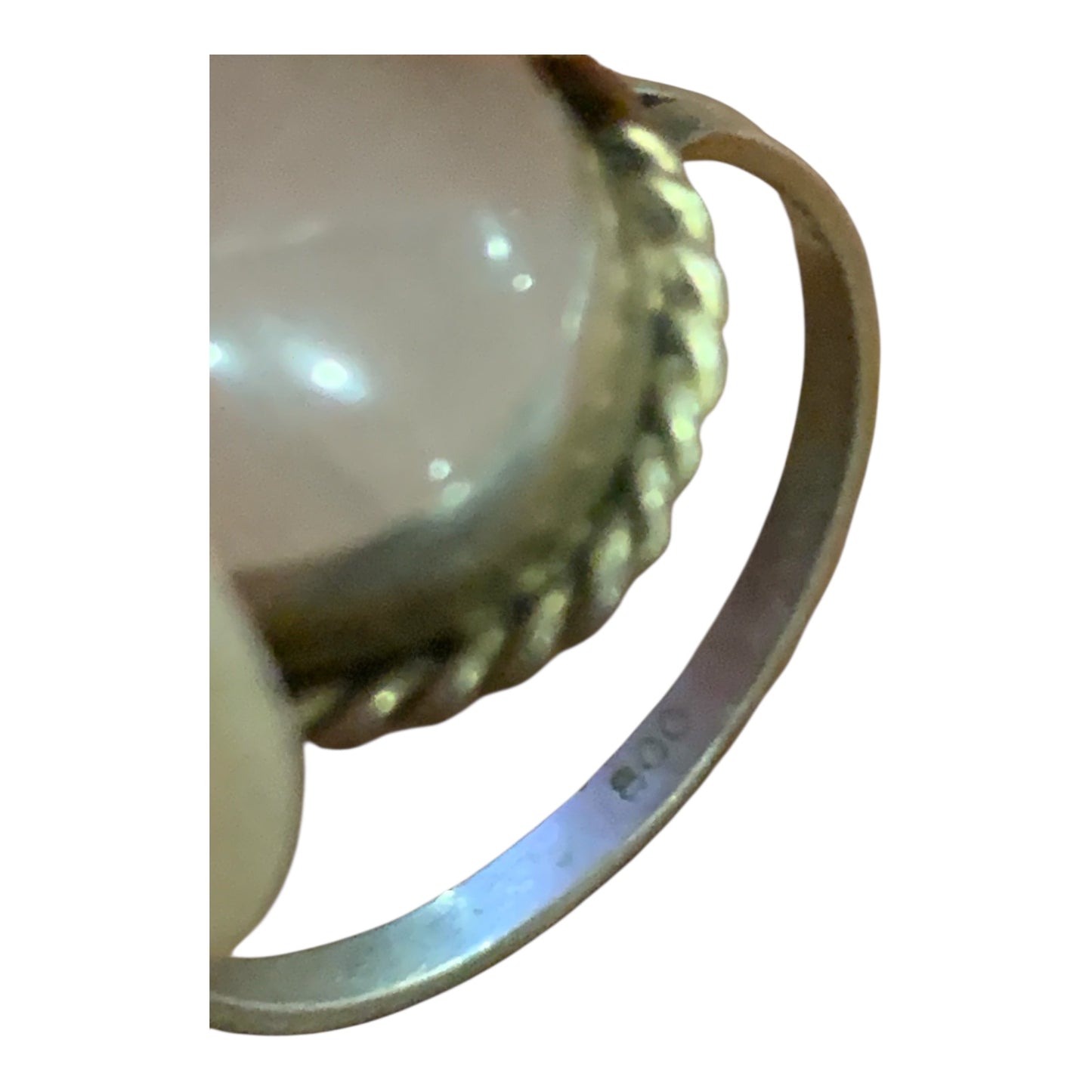 Anello Vintage Pietra Dura Quarzo