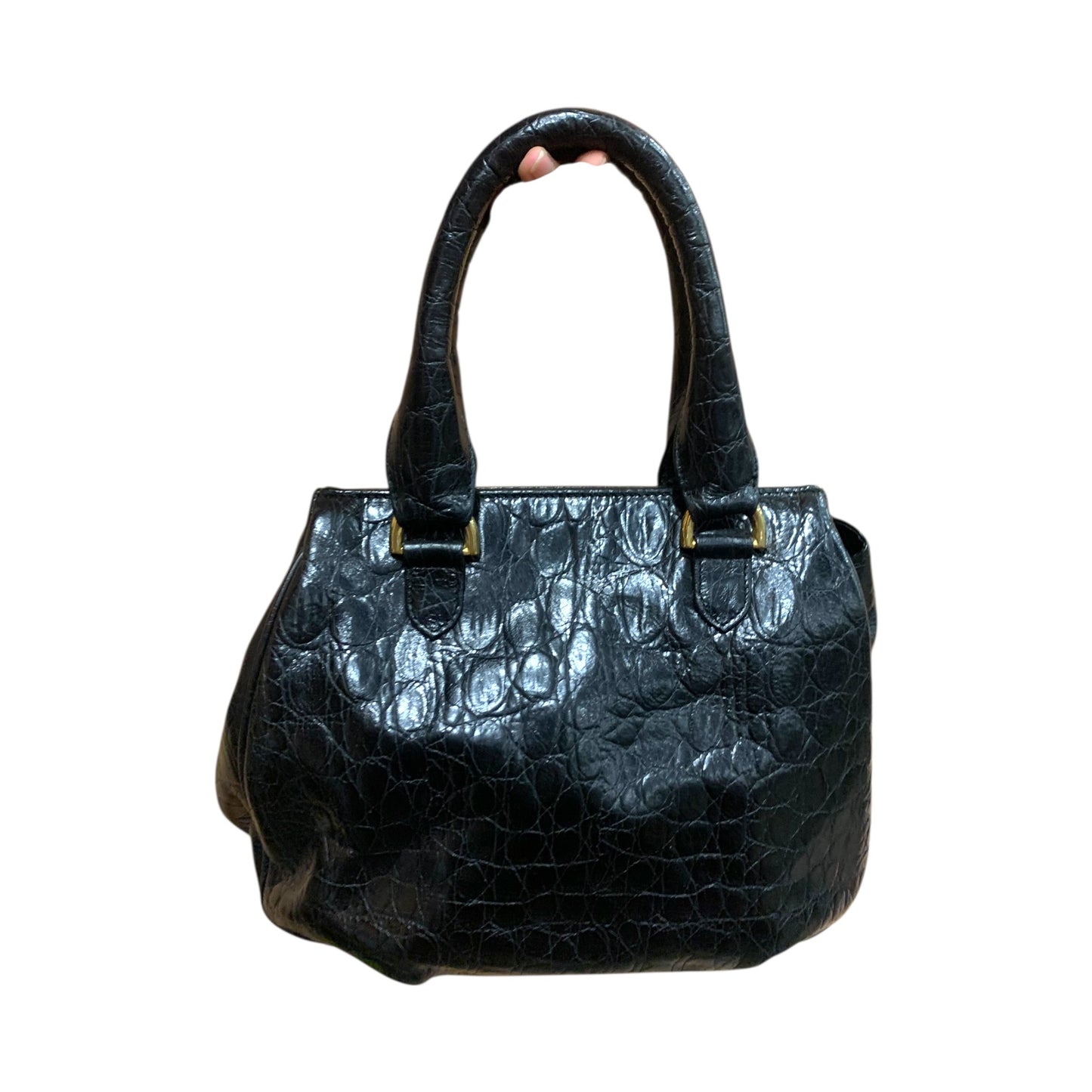 Borsa A Mano Vintage Braccialini Pelle