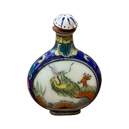 Tabacchiera Orientale Epoca Drago