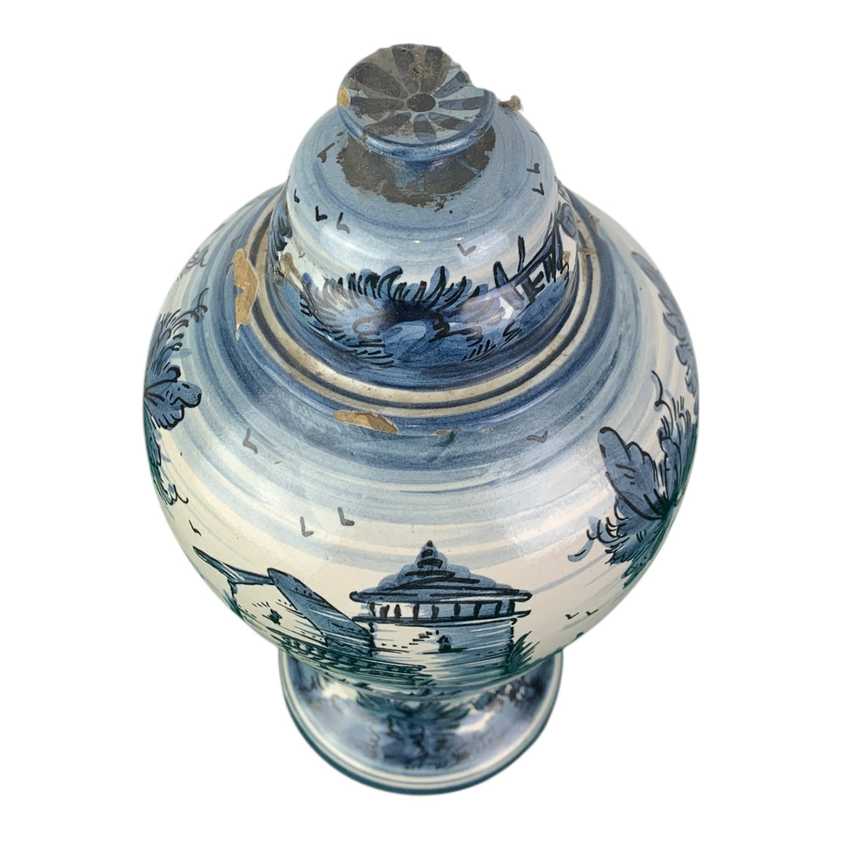 Barattolo Farmaceutico Antiche Ceramiche Ligure