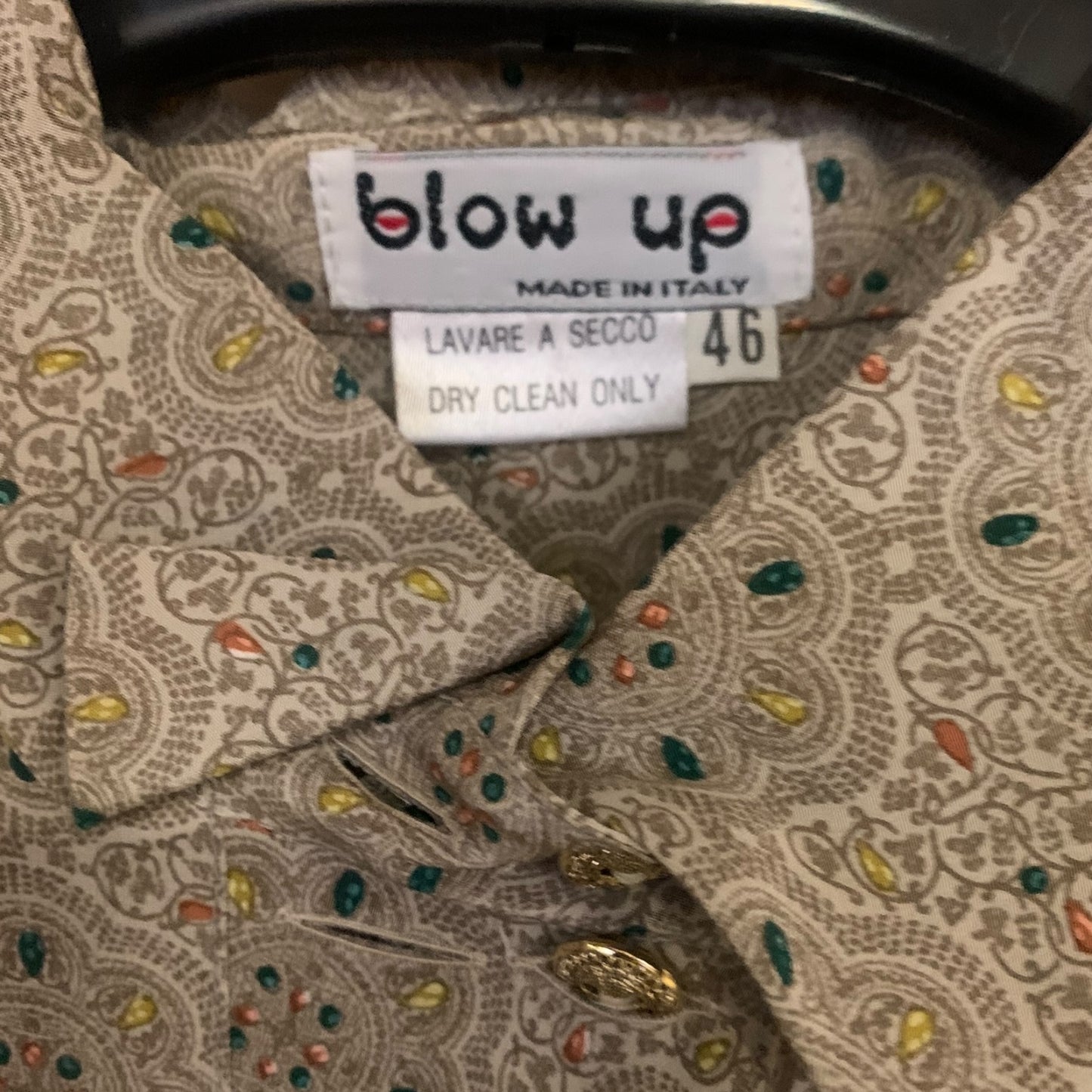 Camicia Donna Seta Blow Up Vintage